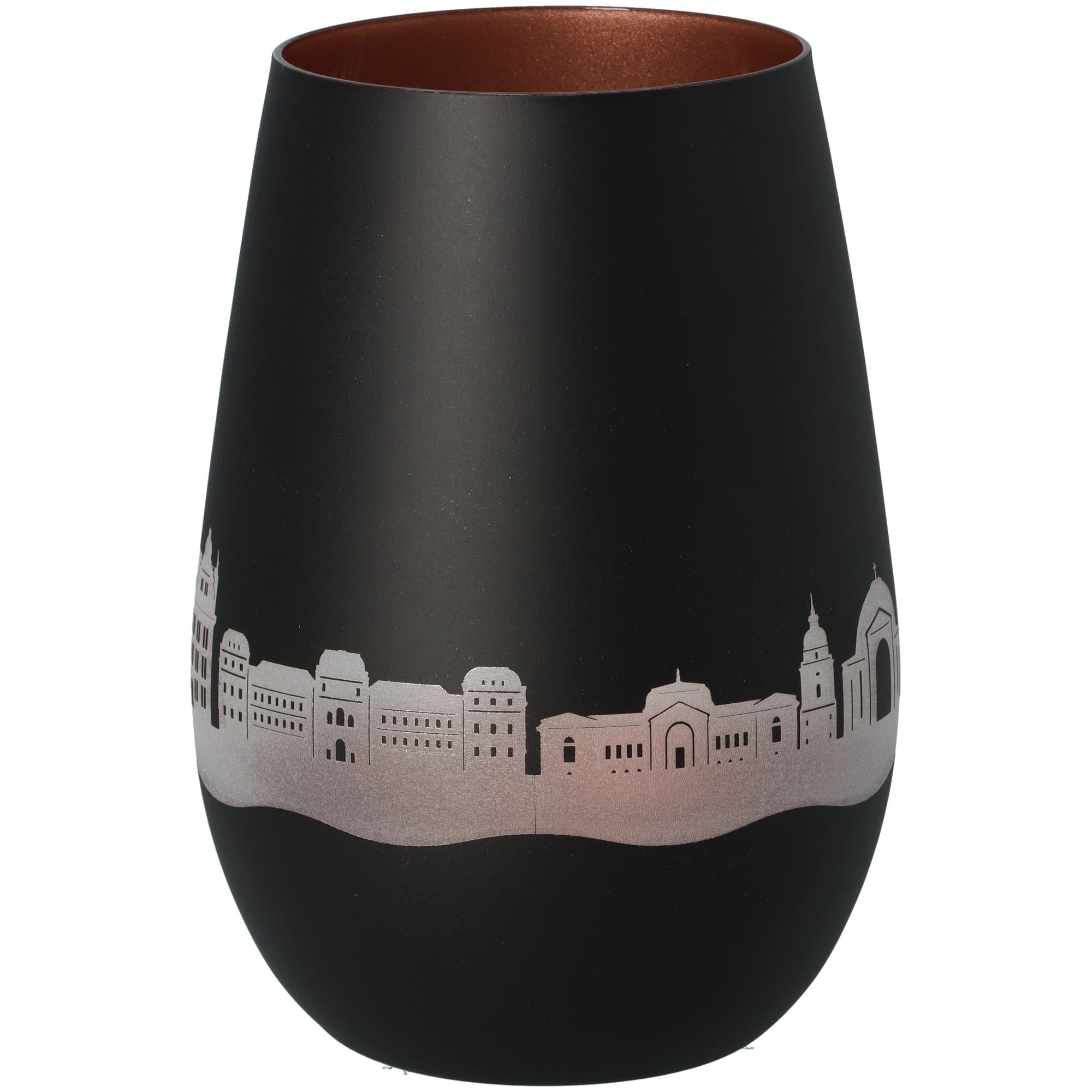 Windlicht Skyline Darmstadt Schwarz/Bronze Windlicht Skyline Darmstadt Schwarz/Bronze