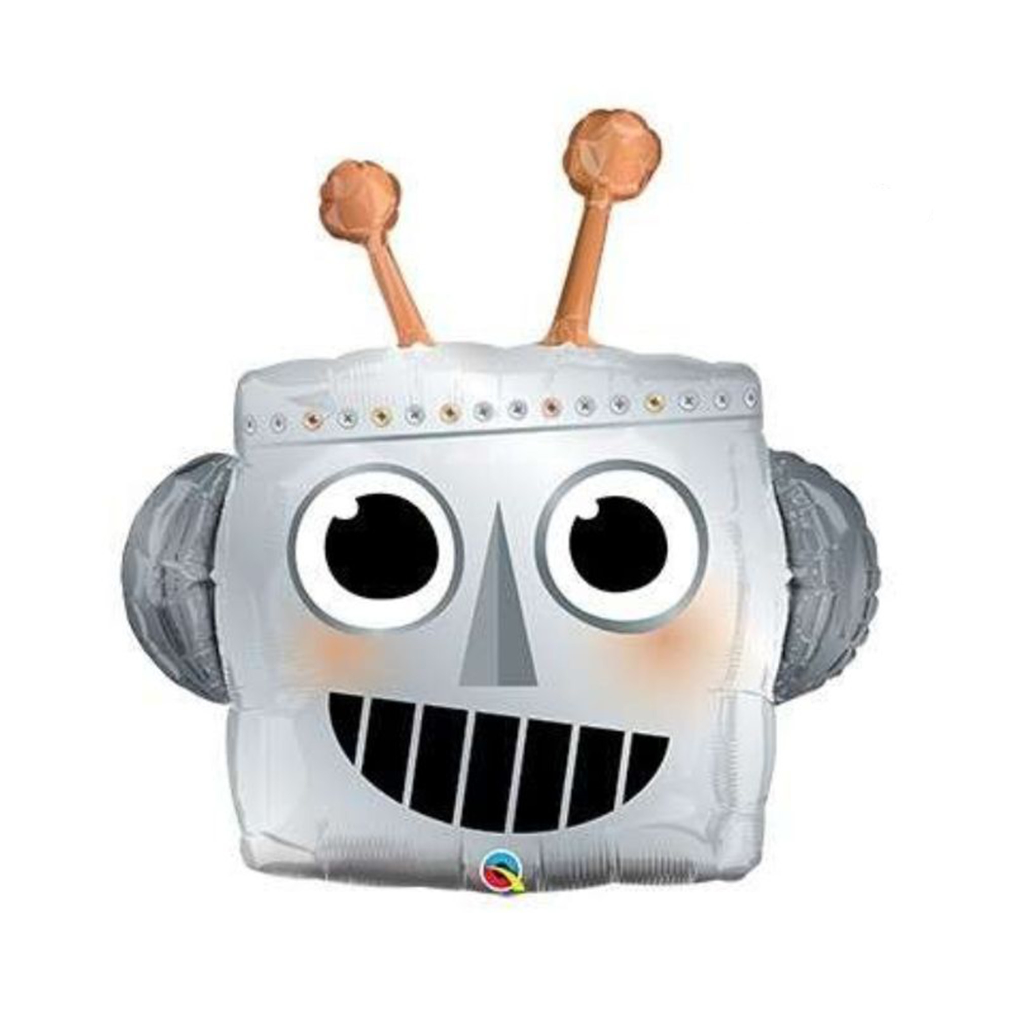Folienballon "Roboter Kopf" 88 cm Spielzeug