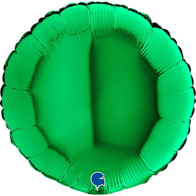 Folienballon Rund Grün 45cm