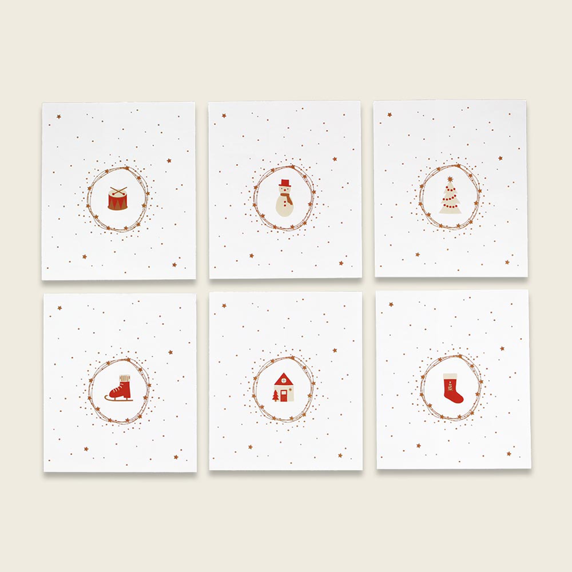 Geschenk- und Adventskalendertütchen 24er Set verschiedene Motive Geschenk- und Adventskalendertütchen 24er Set verschiedene Motive