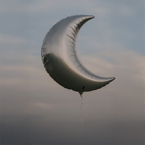 Folienballon Mond
