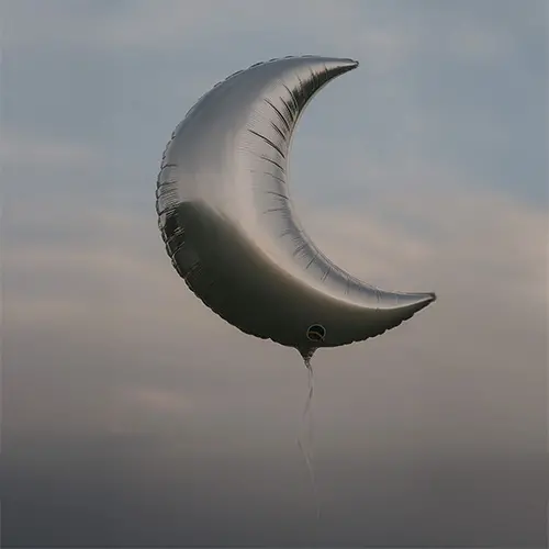 Folienballon Mond