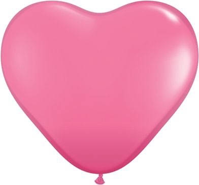 Latexballon Herz Pink Ø 45cm Latexballon Herz Pink Ø 45cm
