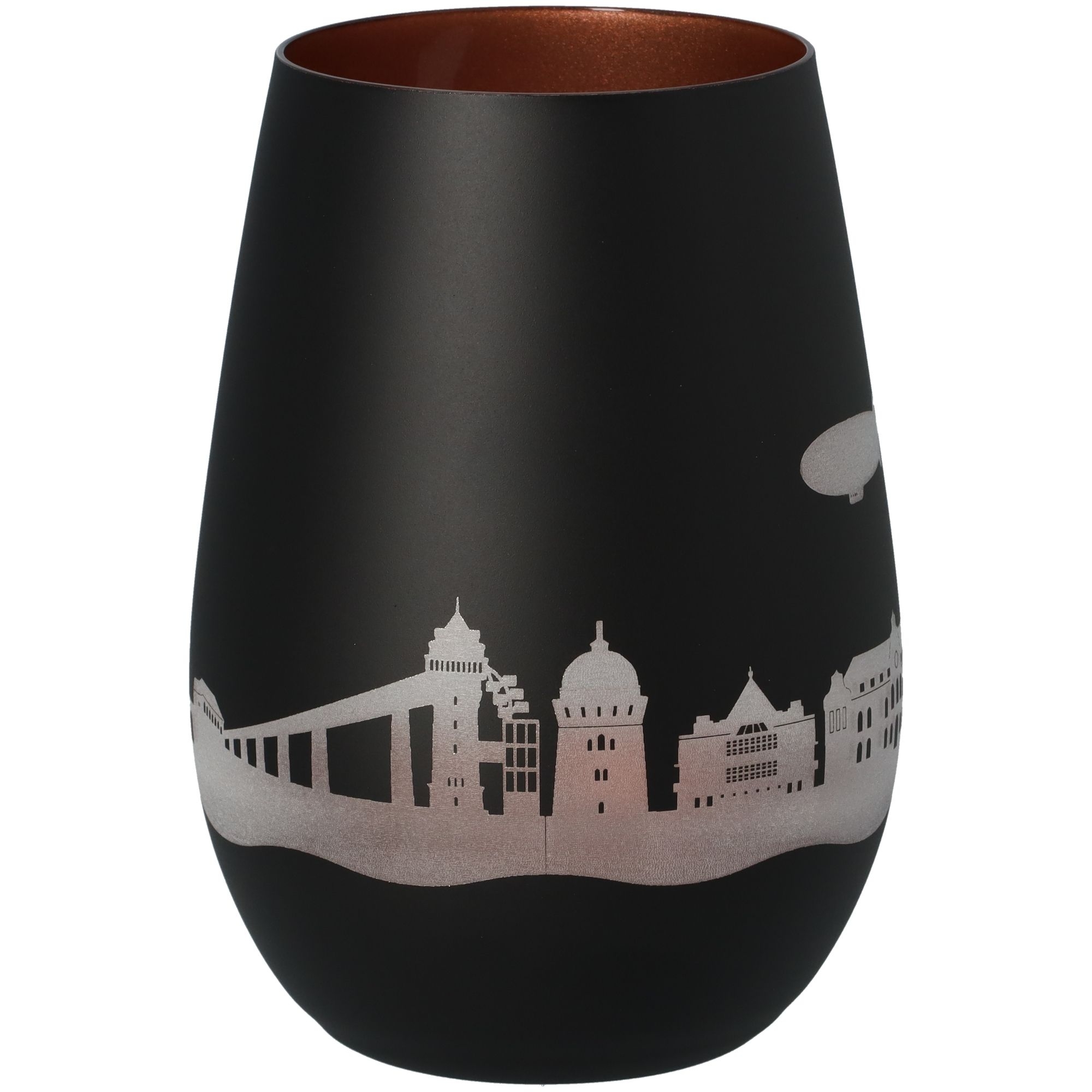 ebeabaed0540780d20550d4fead42516f66e62d3 Windlicht Skyline Mülheim an der Ruhr Schwarz/Bronze