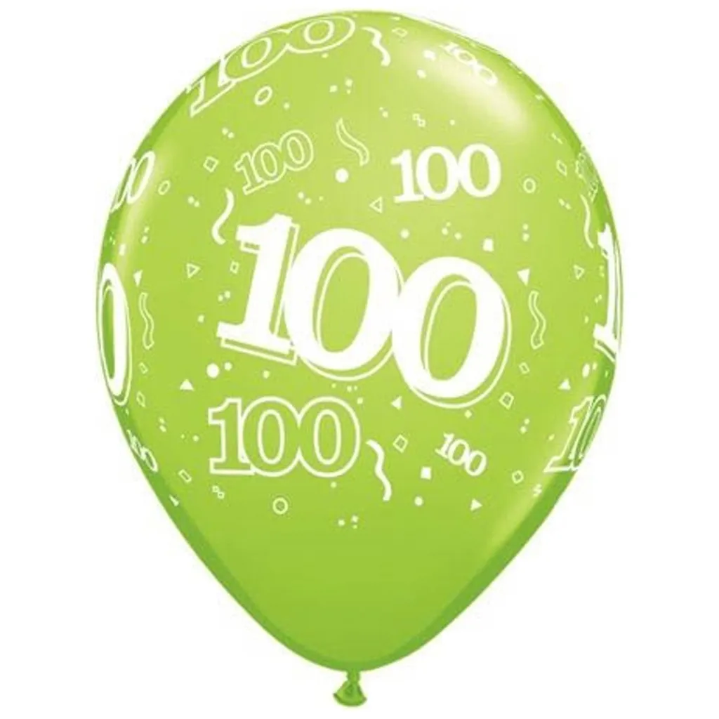 Balloon, Luftballon, Dekoration, Grün, 100-Feier