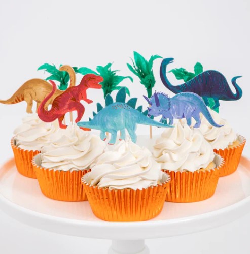 Meri Meri - Cupcake Set "Dino", 48 Teilig Meri Meri - Cupcake Set "Dino", 48 Teilig