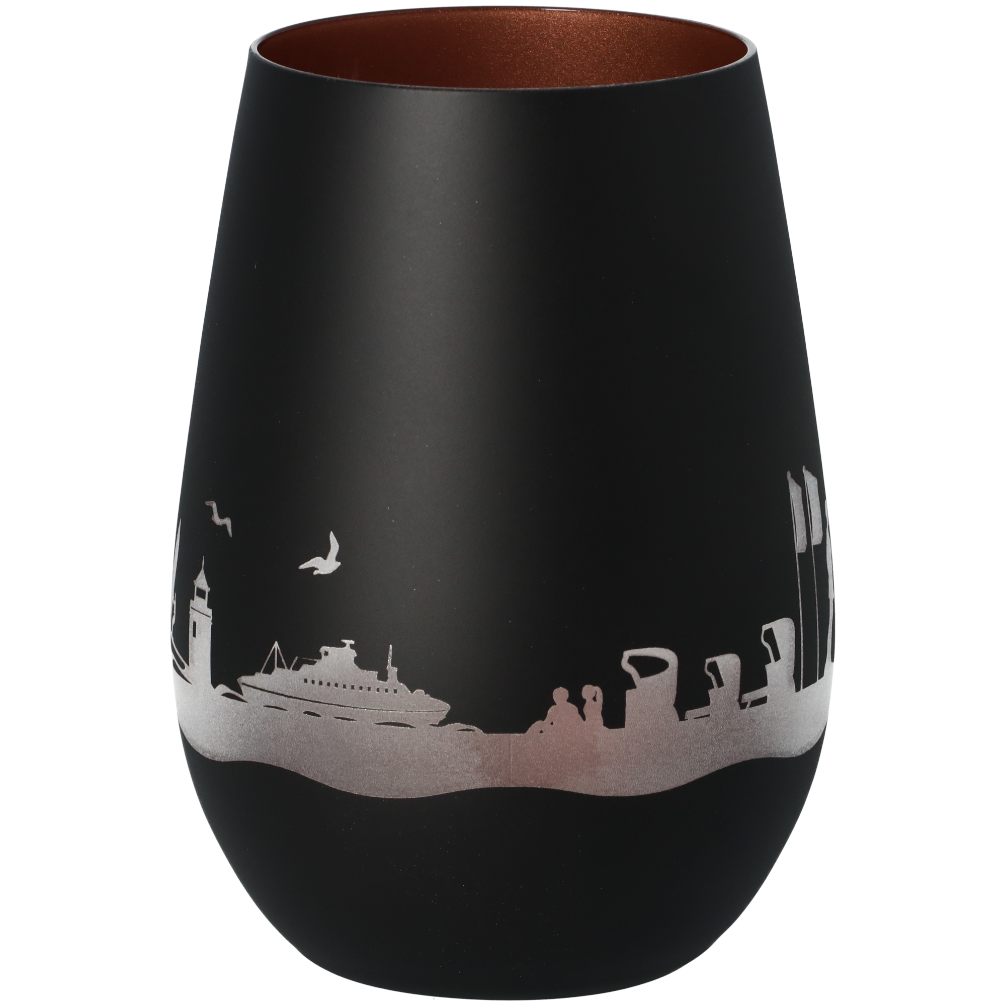 Windlicht Skyline Sylt Schwarz/Bronze Windlicht Skyline Sylt Schwarz/Bronze