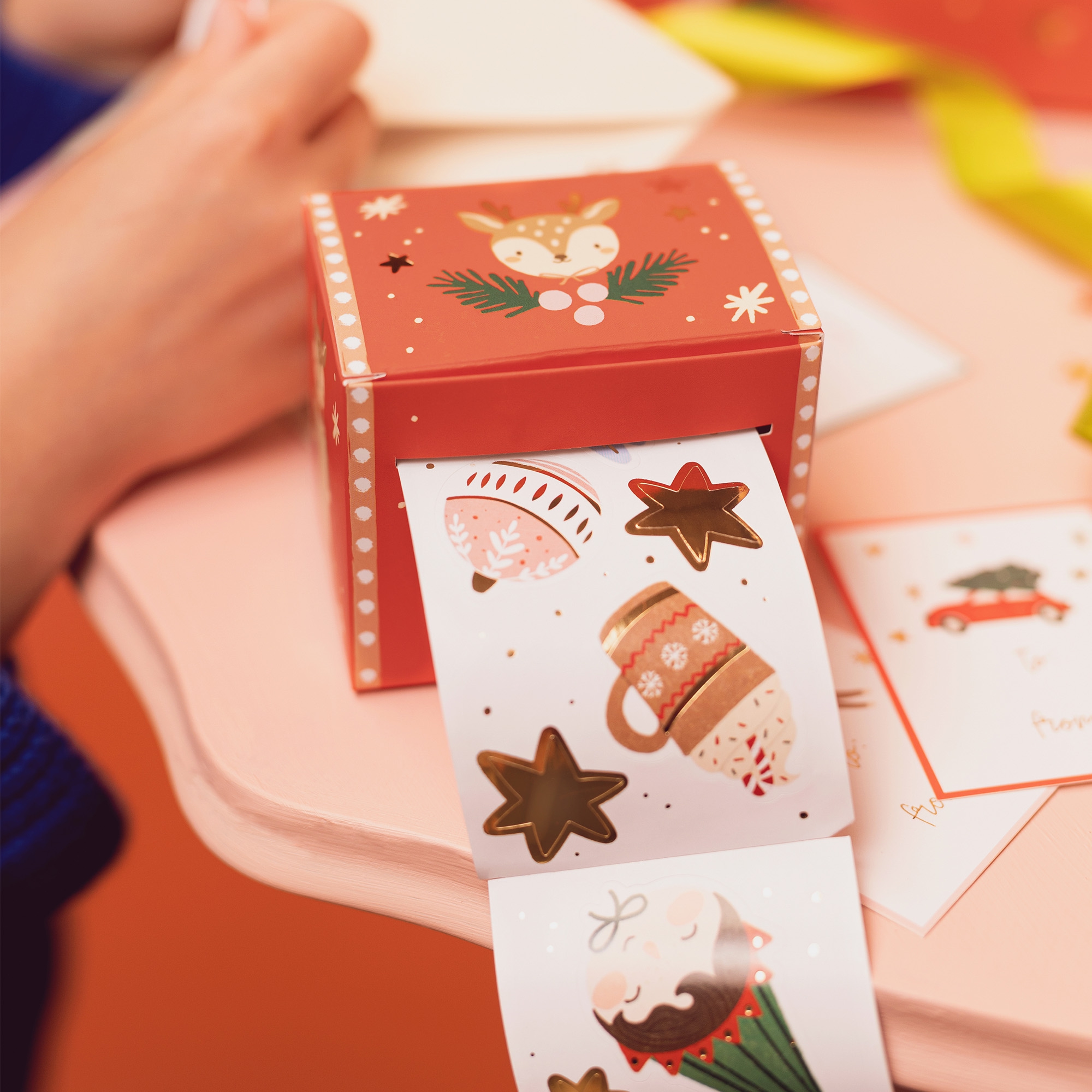 Fröhliche Weihnachten Aufkleber Fröhliche Weihnachten Aufkleber