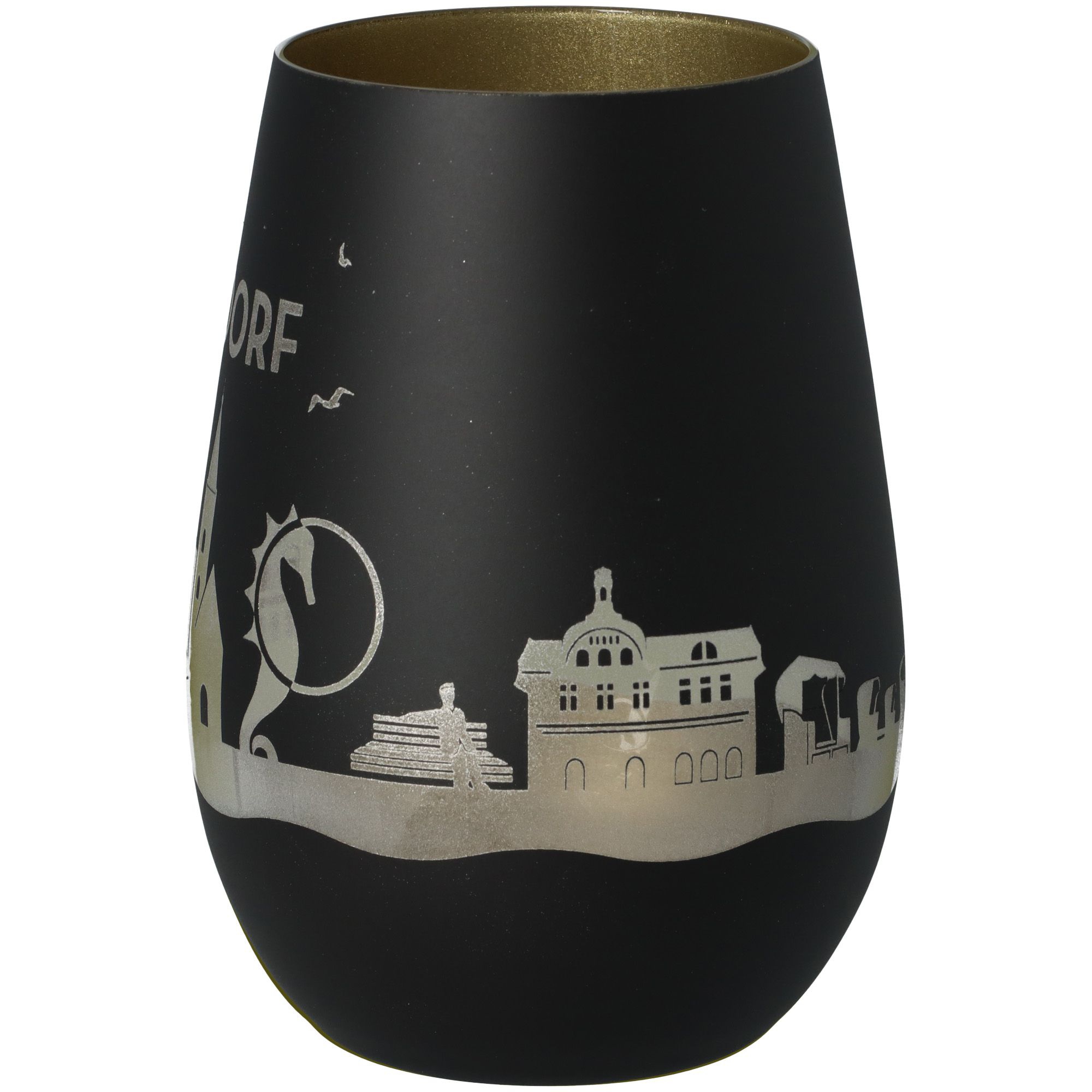 Windlicht Skyline Niendorf Schwarz/Gold Windlicht Skyline Niendorf Schwarz/Gold