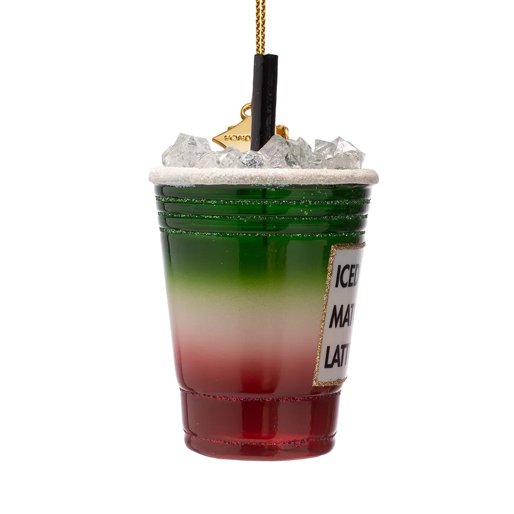Eist-Gewässer, Kaffeebecher-Glas, Glas-Topper, Glitzer-ornament, Kundenspezifische Dekoration