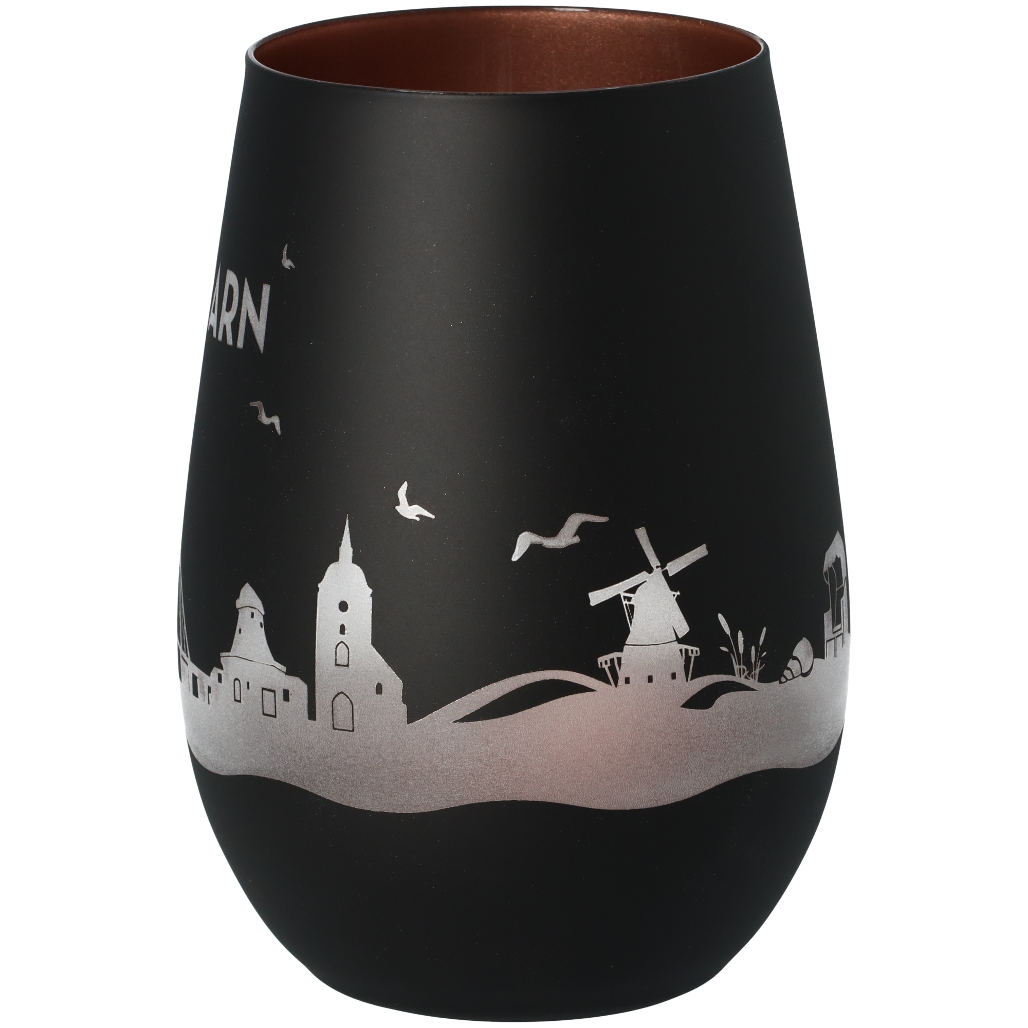 Windlicht Skyline Fehmarn Schwarz/Bronze Windlicht Skyline Fehmarn Schwarz/Bronze