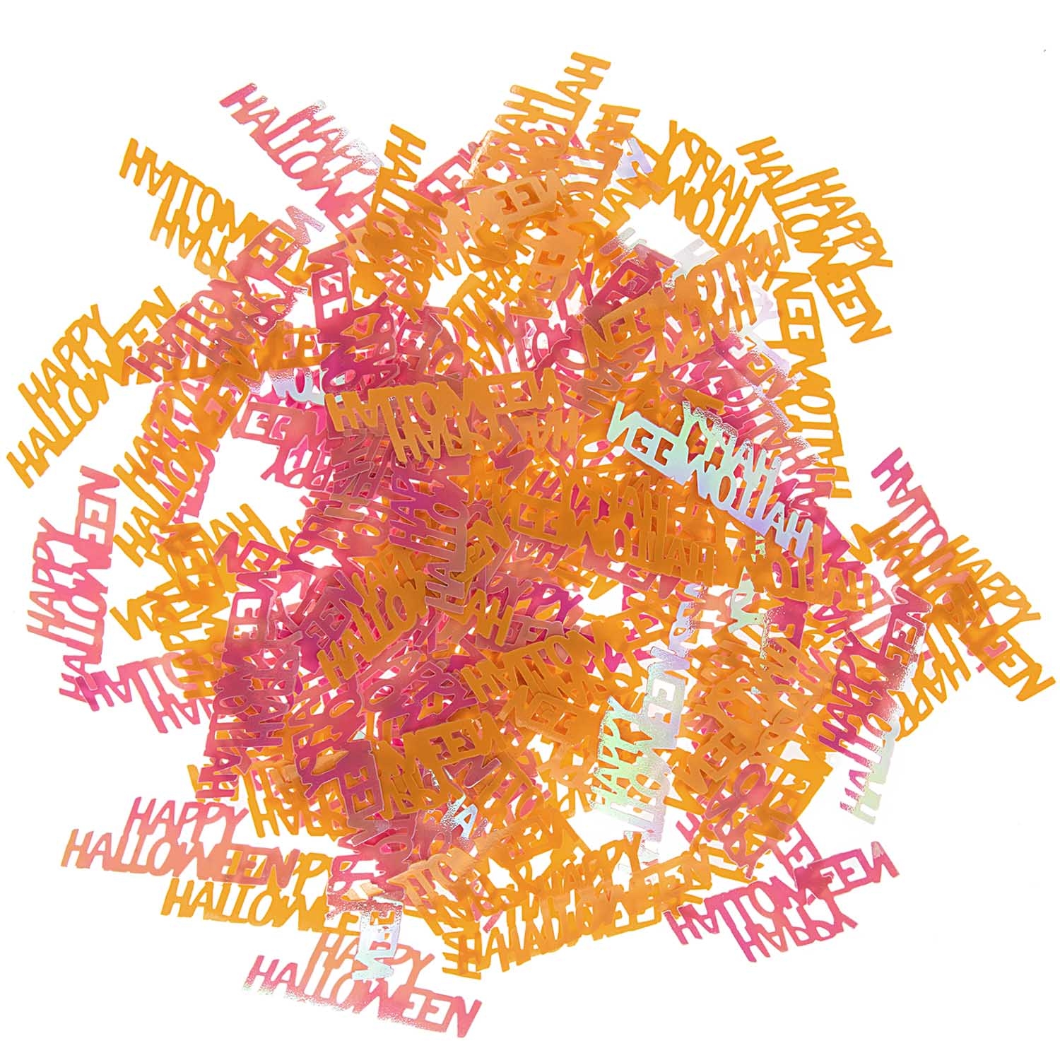 Konfetti "Happy Halloween", Orange/Pink, 200 Stück Konfetti "Happy Halloween", Orange/Pink, 200 Stück
