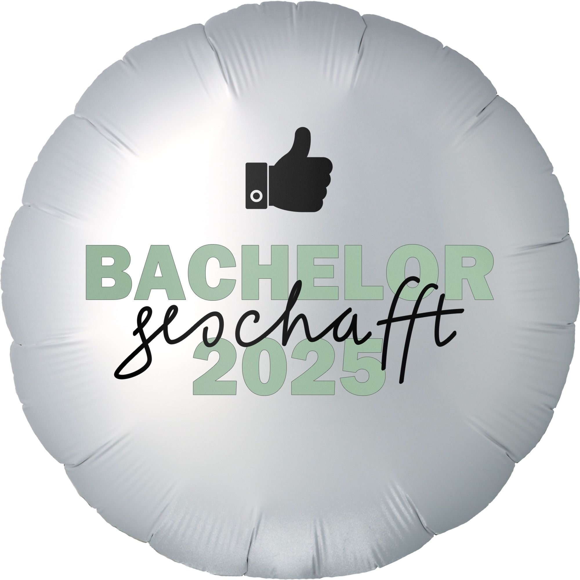 Folienballon "Bachelor 2025" 45cm Kissen, Dekoration für Zuhause, Luftballon, Aluminium
