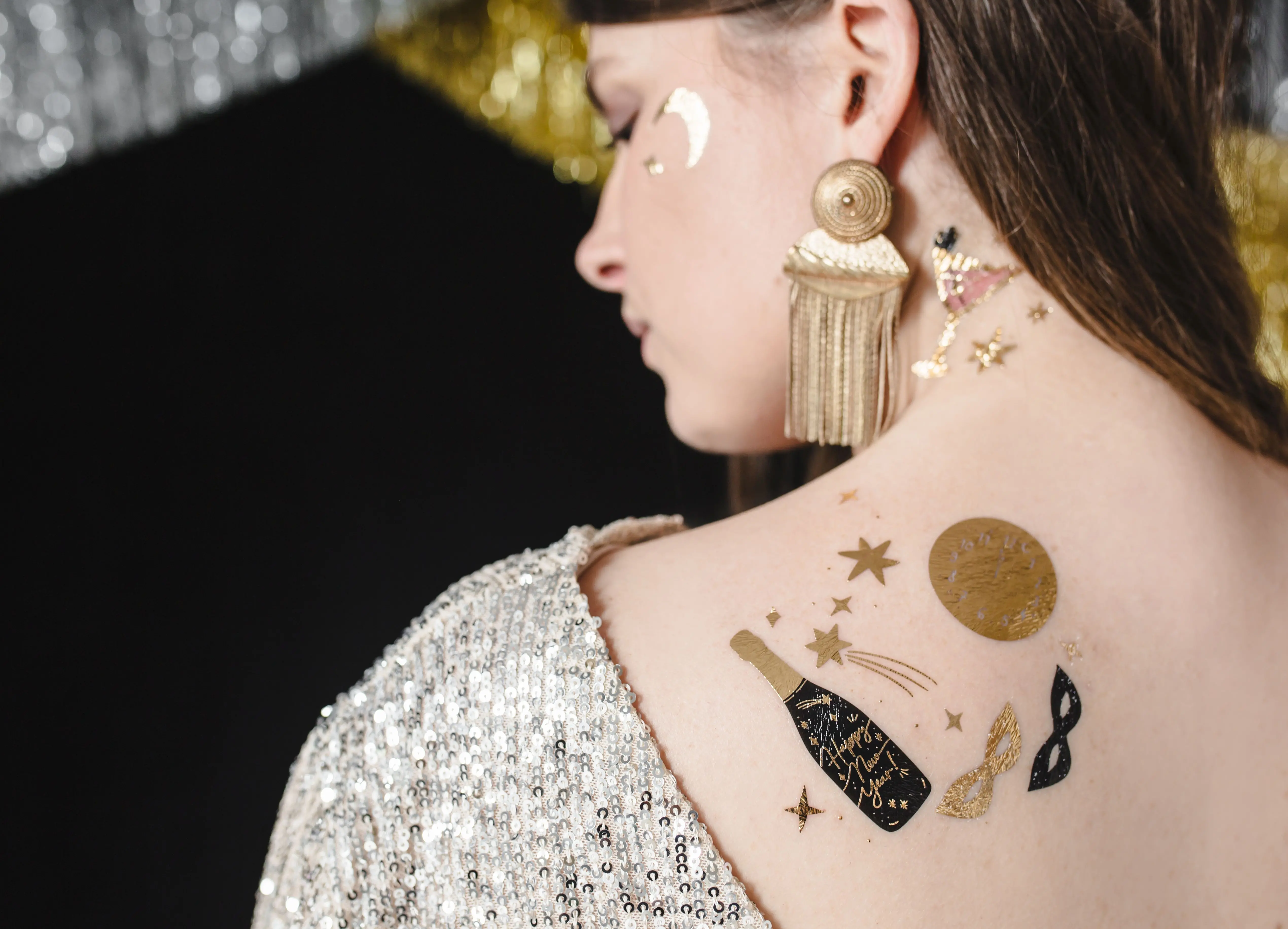 Abwaschbare Tattoos "New Years's Eve"