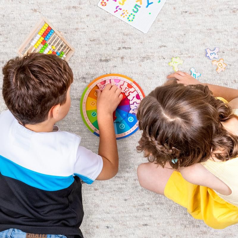 Lernuhr Holzpuzzle Lernuhr Holzpuzzle