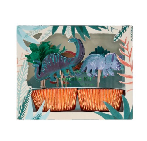 Meri Meri - Cupcake Set "Dino", 48 Teilig Meri Meri - Cupcake Set "Dino", 48 Teilig